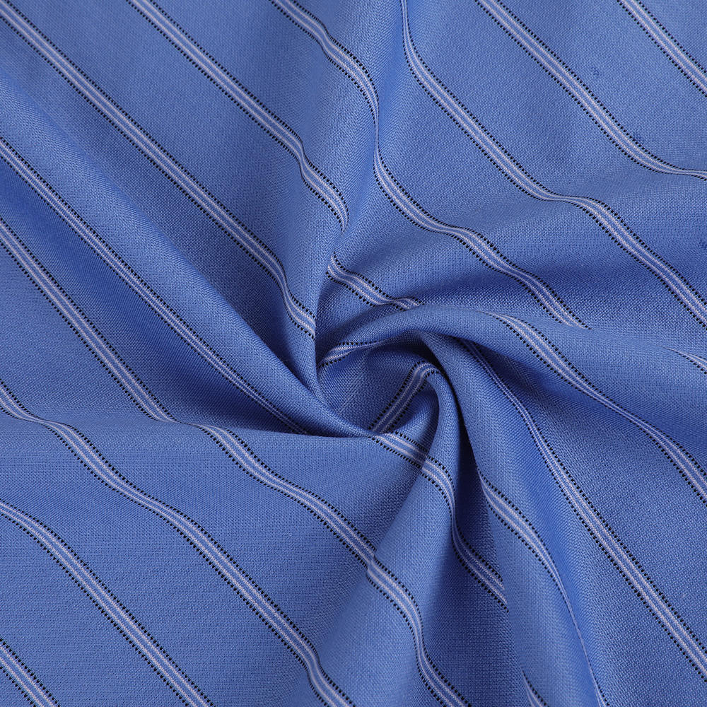Sesame-Point Éasca Cúram LA breathable agus compordach Cotton-Polyester Fabraic Shirt Jacquard