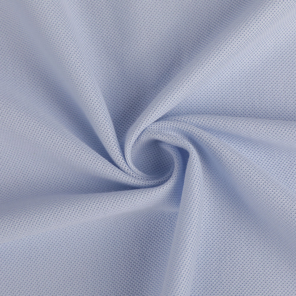 Pique Mogall Bog Oileán Cotton La Liquid Fabraic Amóinia-Chraiceann Oiriúnach do Polo