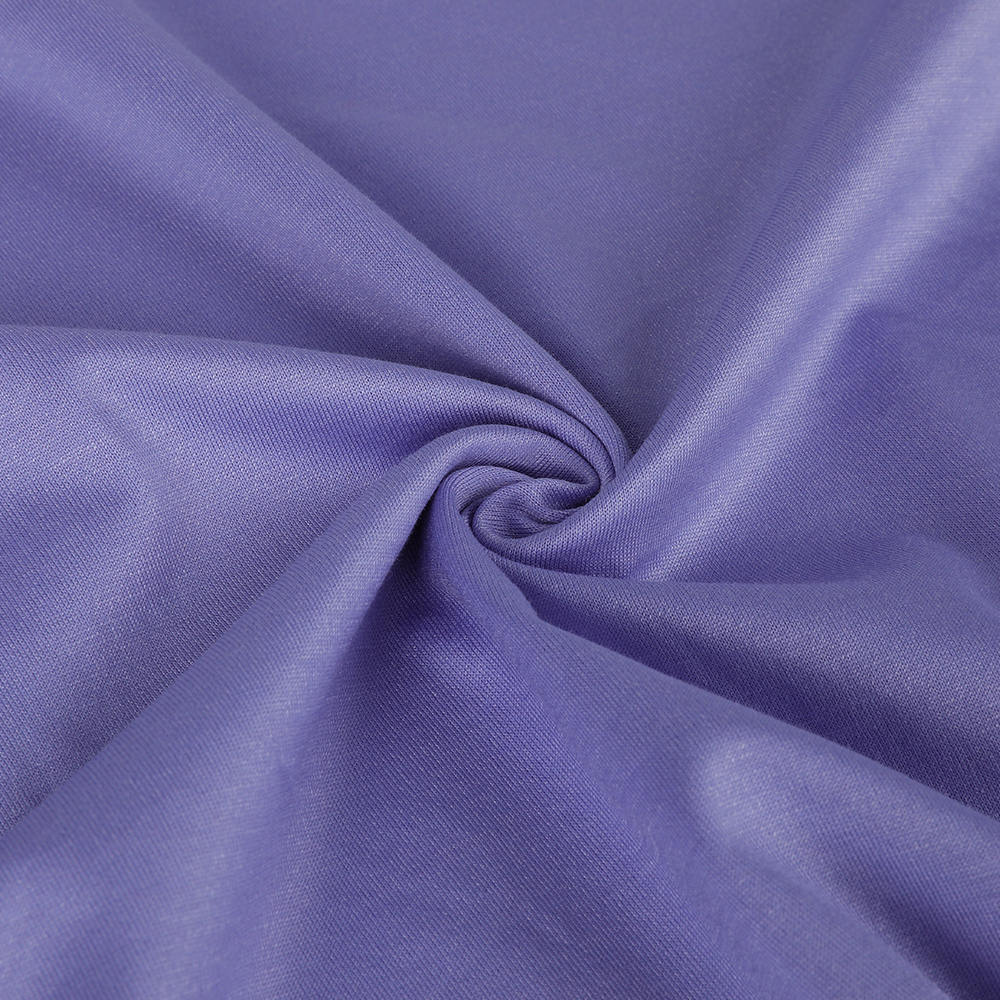Jersey só-cairdiúil don chomhshaol breathable 10/90 Fabraic cadáis síoda mulberry
