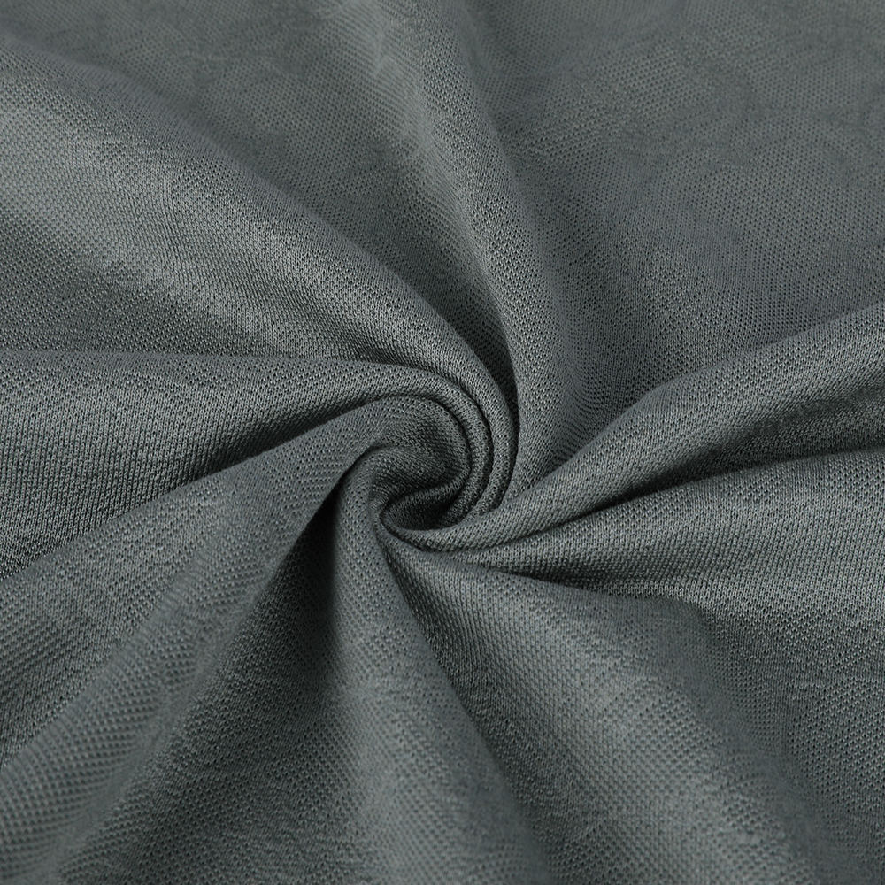 Jacquard Snasta amháin atá cairdiúil don chraiceann 30/70 Fabraic cadáis síoda mulberry
