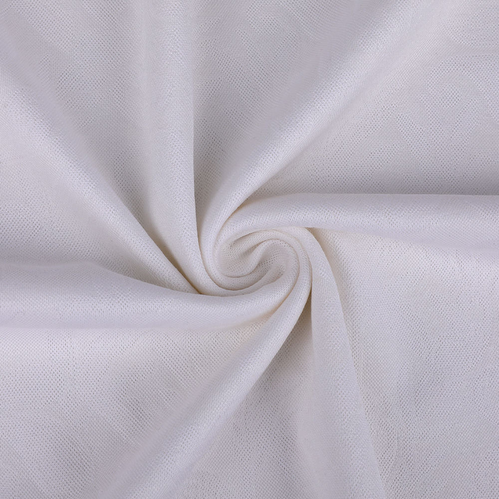 Interlock só Jacquard Fabraic Cniotáilte Síoda ​​atá Foirne Craicinn Oiriúnach do Mhná
