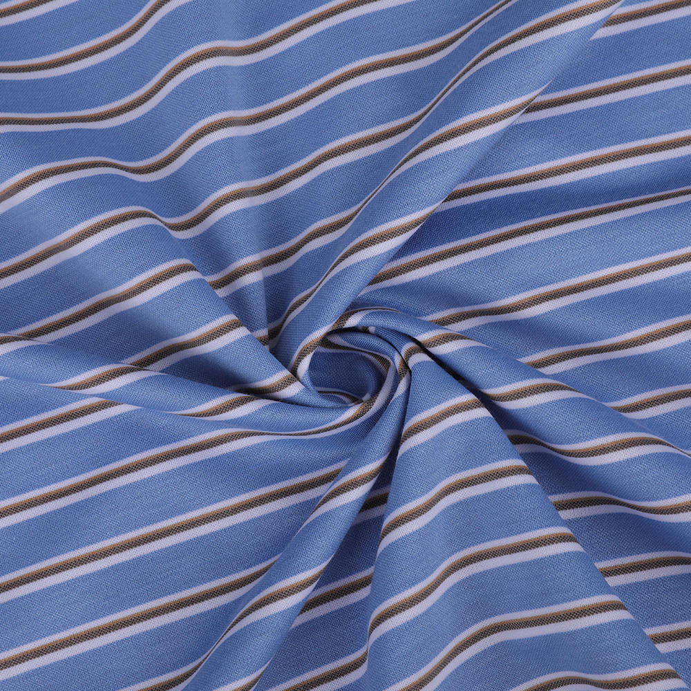Sesame-Point Crisp Strisp Jacquard Fabraic Léine Jacquard